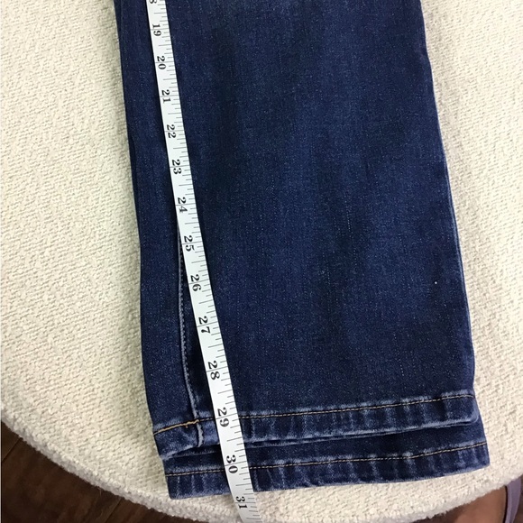 Soft Surroundings Ultimate Denim Straight Leg Jeans blue with fading Size 12 - Picture 7 of 13